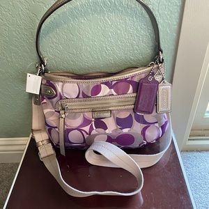 New Purple Coach Purse